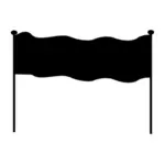 Ilustración de vector de la bandera de protesta bipolar