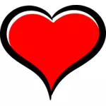 Symbol červené srdce