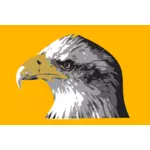 Hoofd van een bald eagle vector tekening