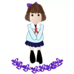 Fata de scoala desene animate