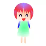 Red-head girl image