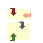 Rounded arrows