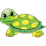 Vector image of a turtle