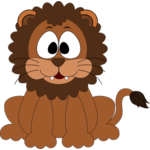 Cartoon lion clip art | Public domain vectors