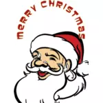 Lachende Santa vector afbeelding