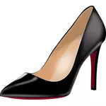 Black stiletto heels