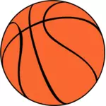 Symbole de vecteur de basket-ball