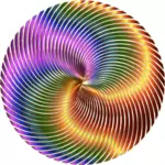 Kromatisk swirls i en sirkel