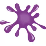 Purple paint splat