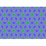 Bakgrunnsmønster med grønne Sekskanter
