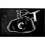 Euro cash icon