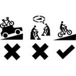 ''Just ride'' it icons