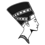 Nefertiti wektor rysunek
