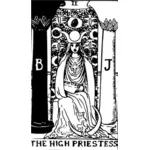 Tarjeta mágica de la sacerdotisa
