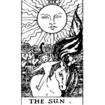 太陽の神秘的なカード