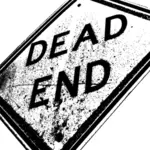 Dead end road symbol