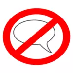 No talking symbol