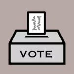 Símbolo vetorial de votação