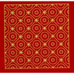 Abstract Red Geometric Pattern