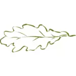 Arte do clipe de desenho de folha de carvalho