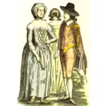 vestido siglo XVII