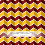 Red and Yellow Chevron Abstract Background