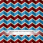 Retro pattern with blue and crimson stripes