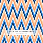 Repetitive pattern with chevrons in retro colors