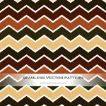 Vintage Pattern With Chevron Shapes