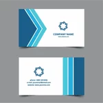 बिजनेस कार्ड टेम्पलेट 3 रंग