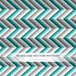Retro pattern with zigzag lines