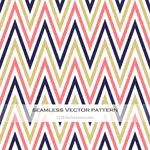 Colorful Chevrons in Seamless Pattern