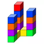 Три куб башни
