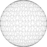 Spherical jigsaw puzzle