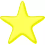 3D yellow star