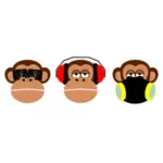 3 匹の猿