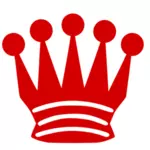 Red chess symbol