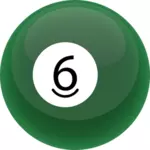 Vihreä snooker pallo