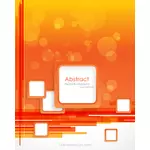 Orange Background with Square Shapes