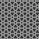 Geometriskt trekantigt mönster