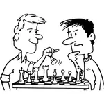 Chess from coloring book