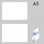 A0 ukuran gambar teknis kertas template vektor ilustrasi