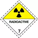 Radioaktiven Piktogramm