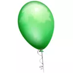 绿色的气球矢量图像