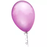 粉红色的气球矢量图像