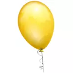 Galben balon vector imagine