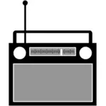 ラジオ受信機ベクトル クリップ アート