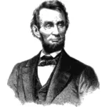 矢量的亚伯拉罕 · 林肯的画像