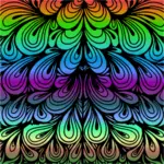 Fond de plis abstraite colorisé