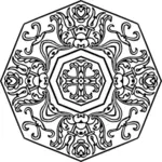 Desenho ornamental abstrato 30